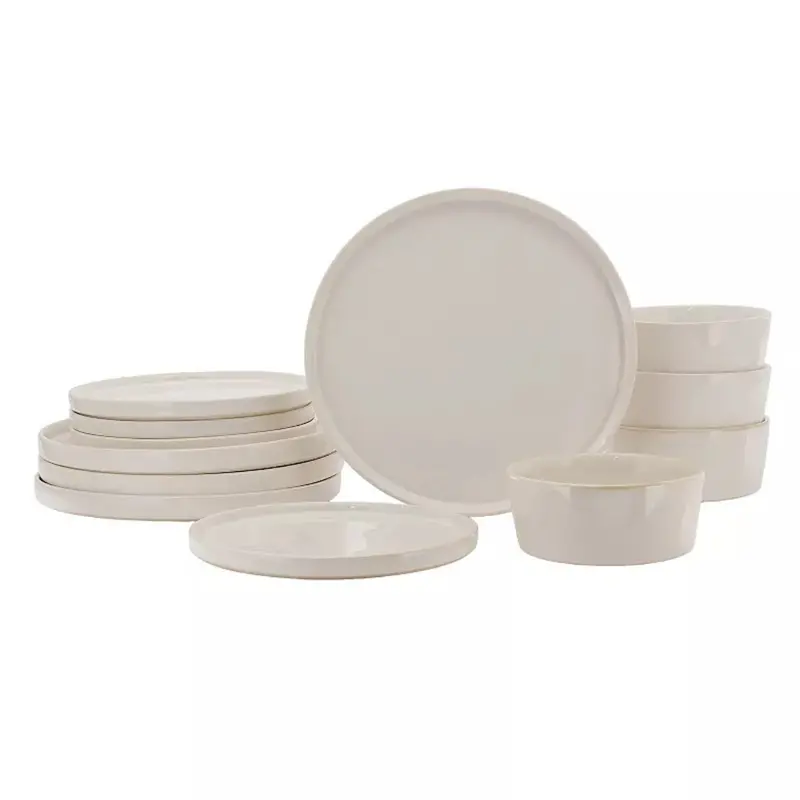 Mingle & Co. Antonia Stack 12-Piece Dinnerware Set 1