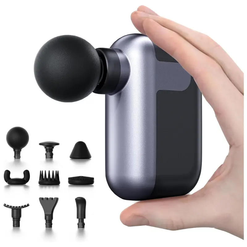 Mini Deep Tissues Massage Gun W/ 10 Massage Heads 1
