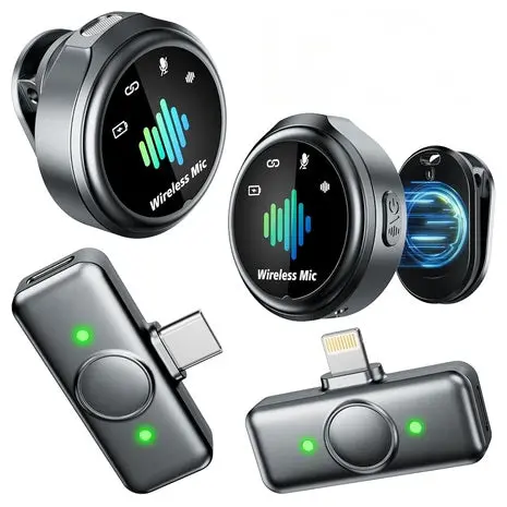 Mini Wireless Lavalier Microphone 1