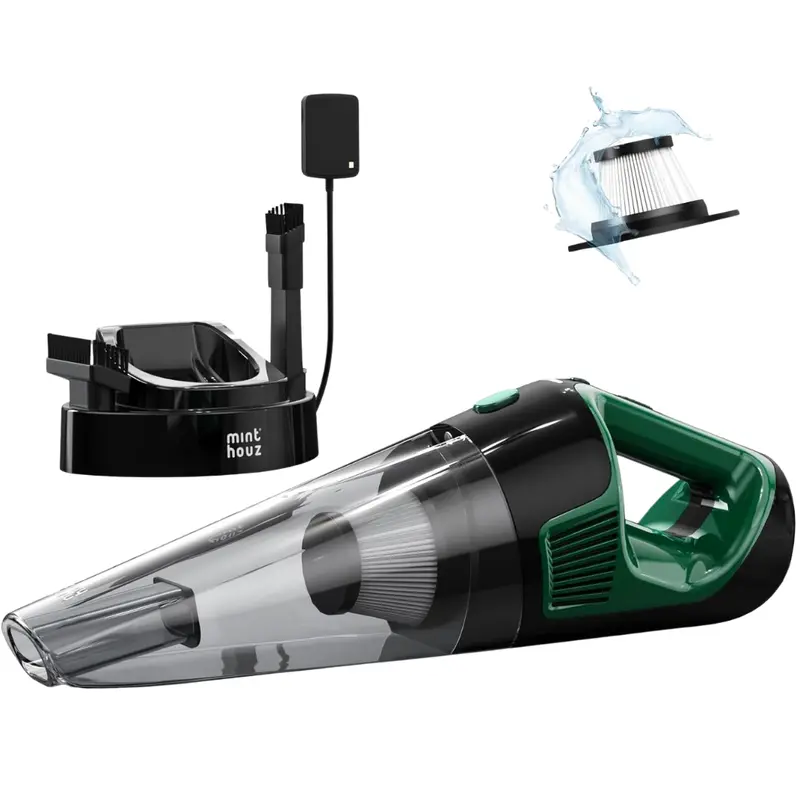 Minthouz Portable Cordless Handheld Vacuum Cleaner, 9000Pa Strong Suction 1