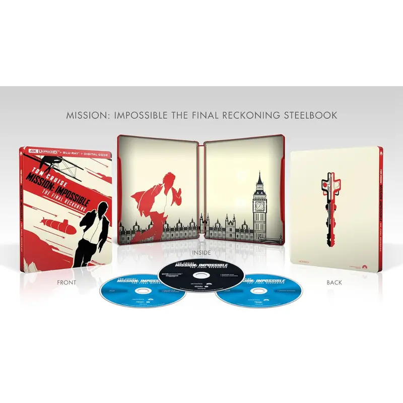Mission: Impossible 8: The Final Reckoning: Steelbook (4K Ultra Hd + Blu-Ray + Digital) 1