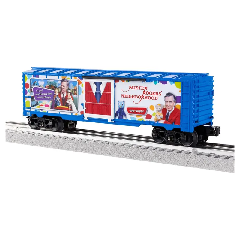 Mister Rogers Neighborhood O Gauge Model Train Sound Boxcar Toy Vehicle 1
