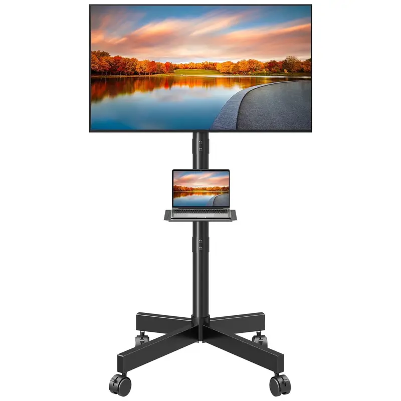 Mobile Tv Stand, Rolling Tv Cart For 24-60" Tvs 1