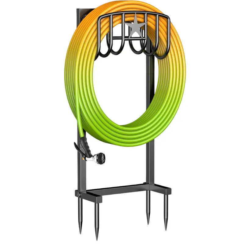 Mogaath Heavy-Duty Freestanding 150Ft Garden Hose Stand 1