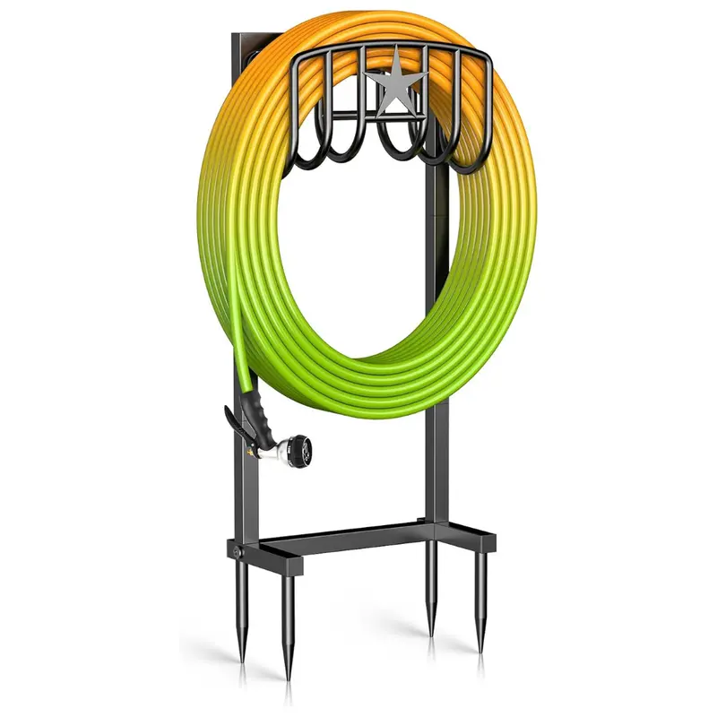 Mogaath Heavy-Duty Freestanding 150Ft Garden Hose Stand 1