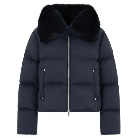 Moose Knuckles Women's Belle Dune Shearling Trim Puffer 1