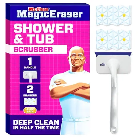 Mr. Clean Magic Eraser Shower & Tub Scrubber Starter Kit 1