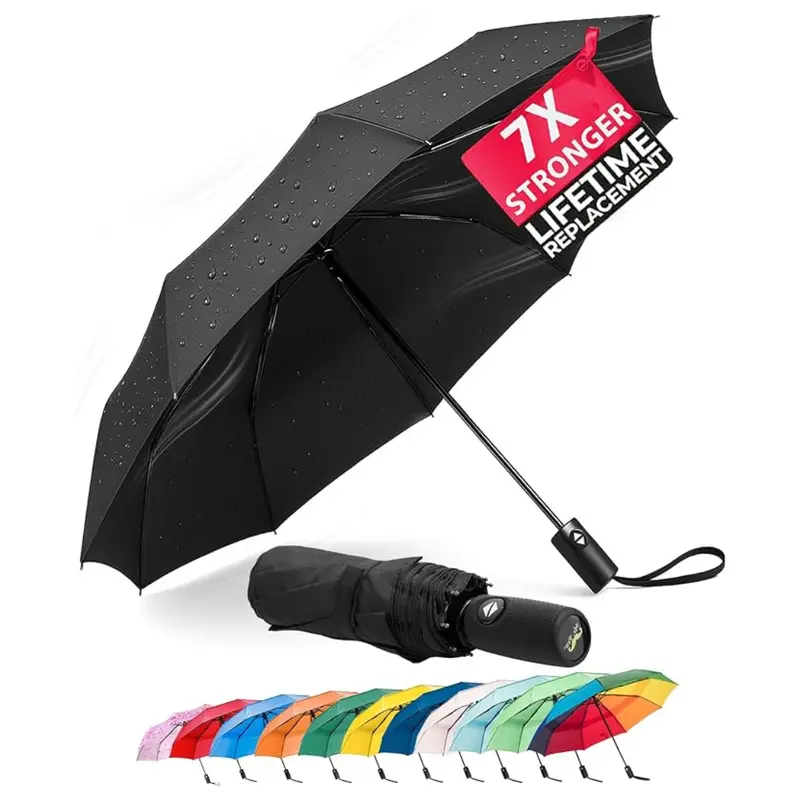 Mr. Pen Windproof Travel Automatic Compact Umbrella 1