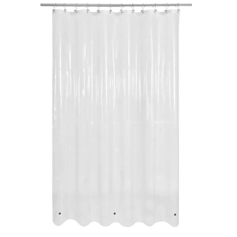 Mrs Awesome Clear Shower Curtain Liner W/3 Magnets 1
