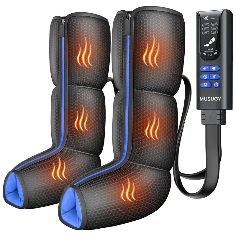 Musugy Heated Air Compression Foot & Calf Leg Massager 1