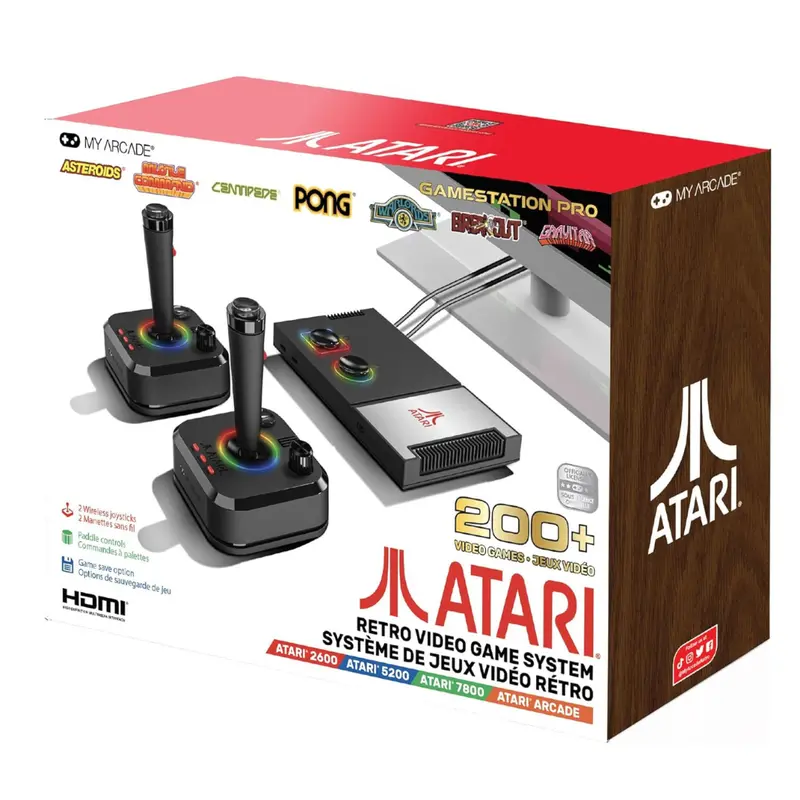 My Arcade Atari Game Station Pro: Video Game Console With 200+ Games 1