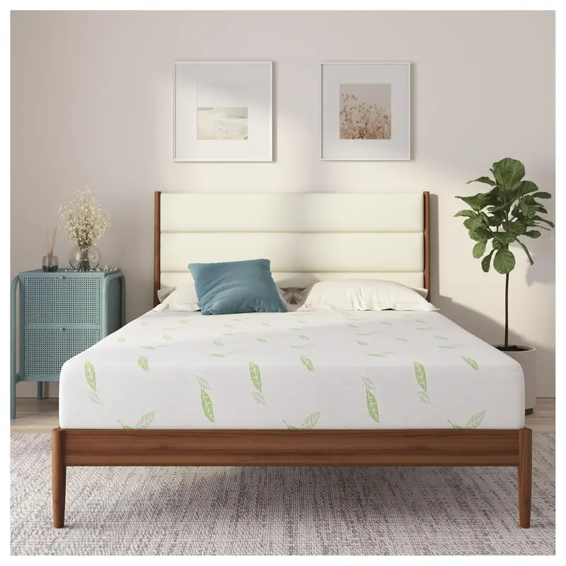 Napqueen 6" Green Tea Memory Foam Mattress (Queen) 1
