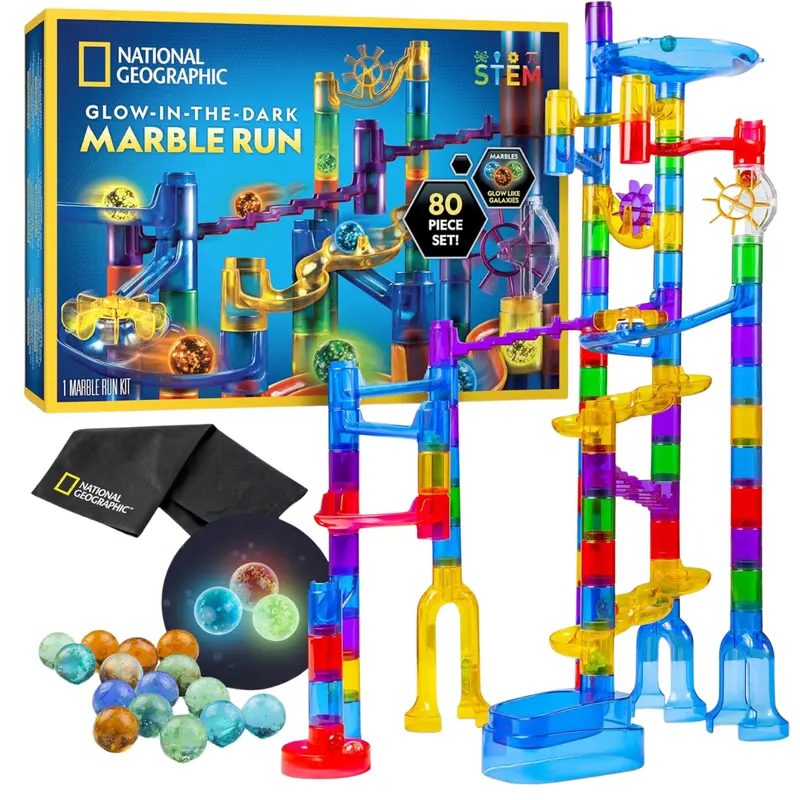 National Geographic Glowing Marble Run Construction Set 1