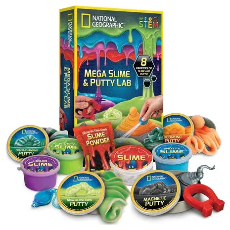 National Geographic Mega Slime Kit & Putty Lab 1