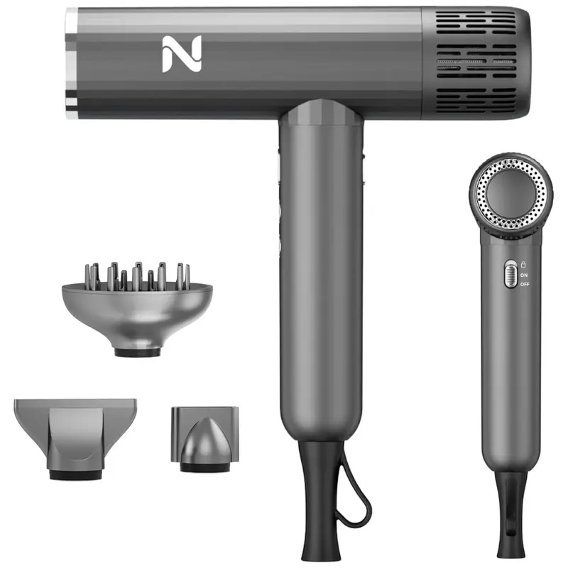 Natrial Ionic 1600W Professional Hair Dryer With Diffuser 1