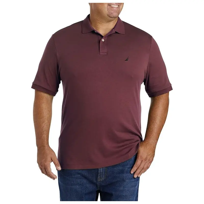 Nautica Men's Classic Short Sleeve Solid Polo Shirt 1