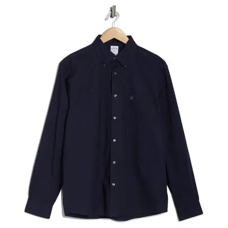 Navy Button-Down Shirt 1