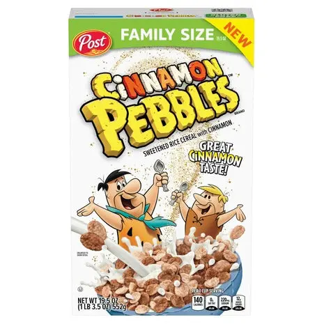 New: Cinnamon Pebbles Breakfast Cereal 1