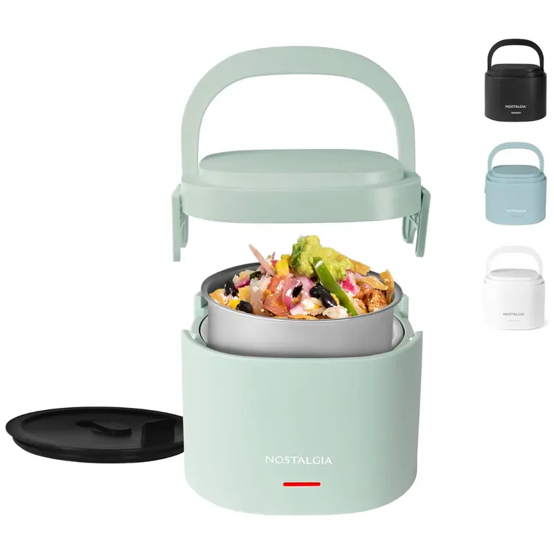 Nostalgia Portable 20-Ounce Electric Heated Lunch Box 1