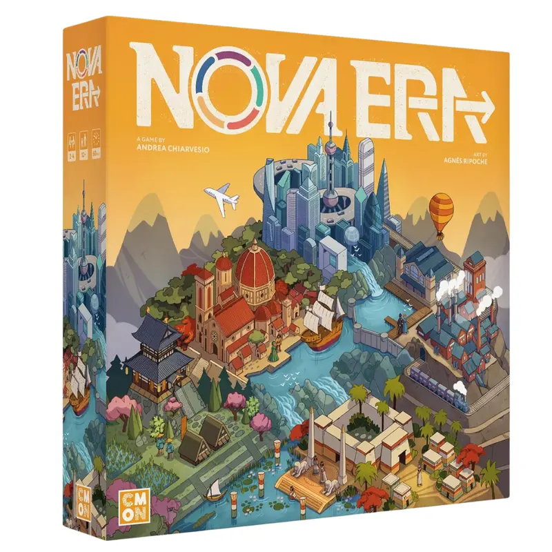 Nova Era Civilization Building & Economic Strategy Board Game 1
