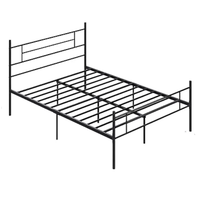 Novilla 14" Metal Queen Size Bed Frame With Headboard 1