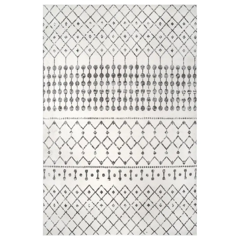 Nuloom Zola 5' X 8' Geometric Moroccan Rug 1