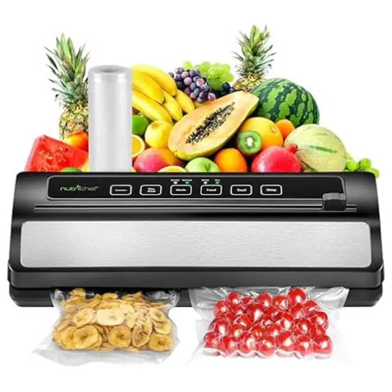 Nutrichef Dry & Moist Automatic Vacuum Sealer & Starter Kit 1