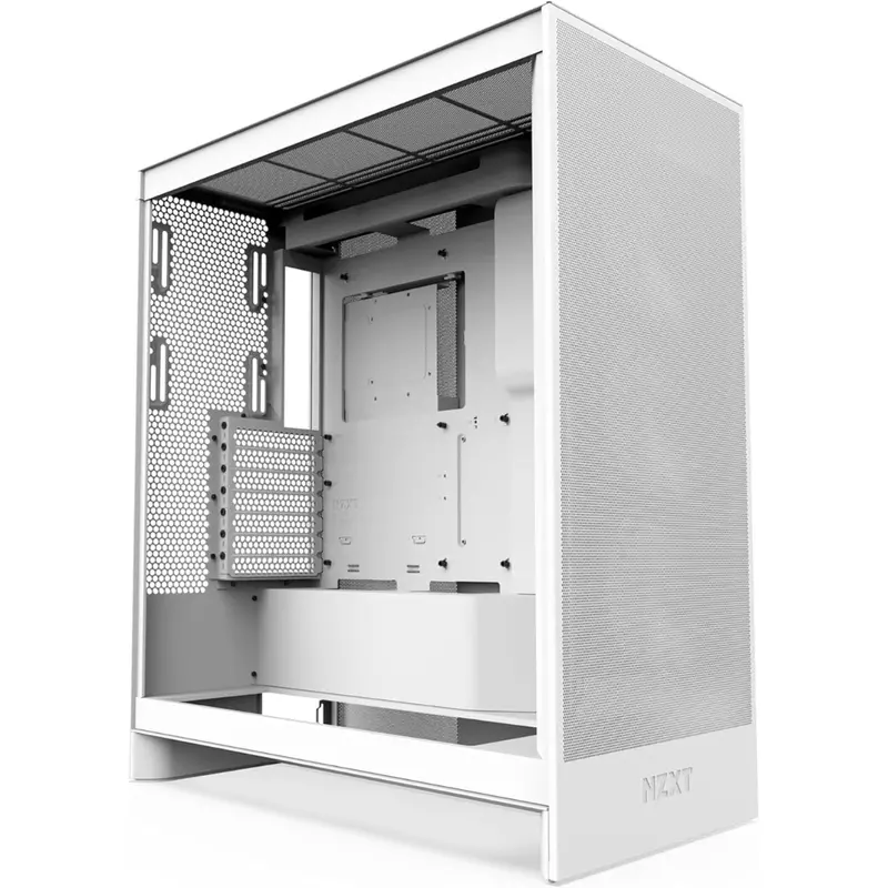 Nzxt H7 Flow Rgb Atx Mid-Tower Pc Gaming Computer Case (White) 1