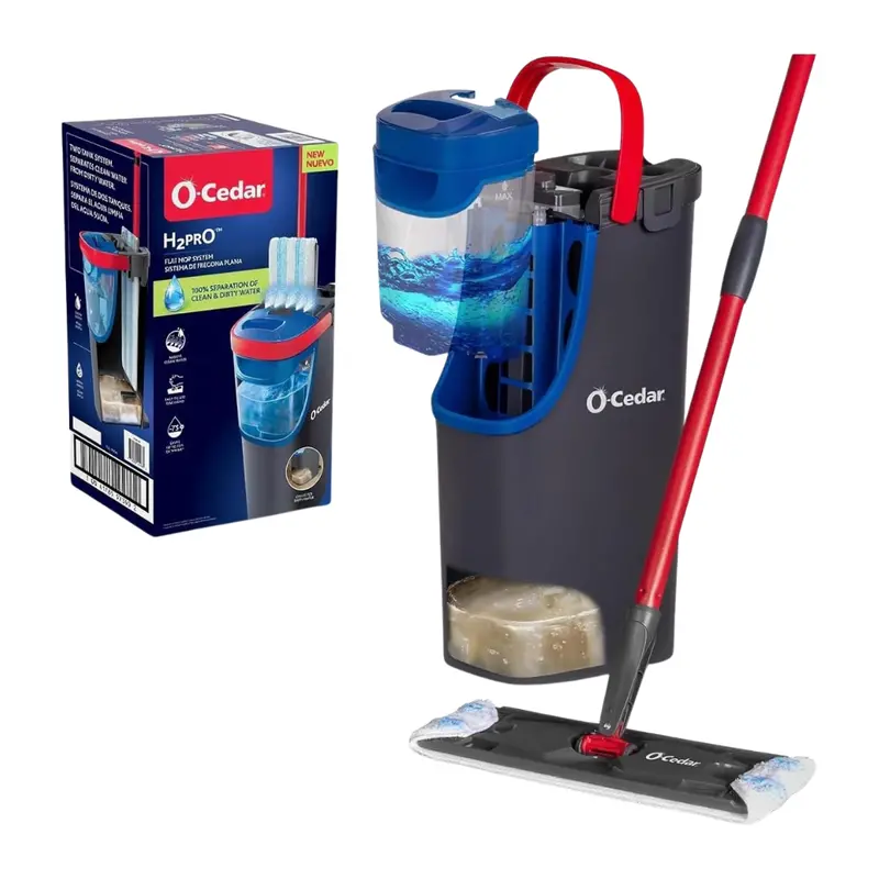 O-Cedar H2pro Flat Mop System 1