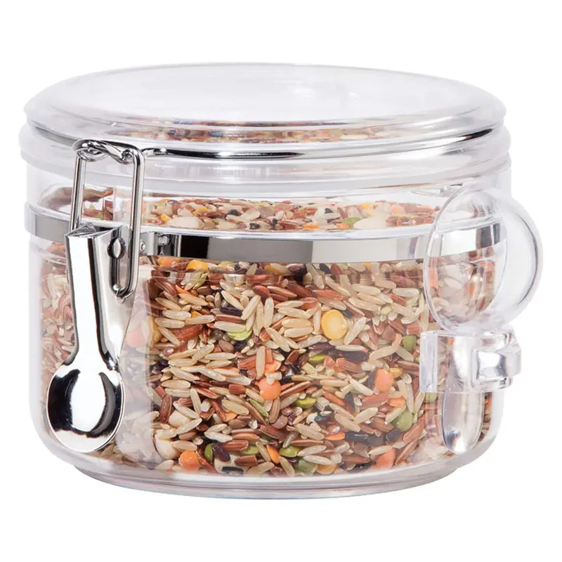 Oggi Clear Airtight Food Storage Containers & Herbs, 28 Oz 1