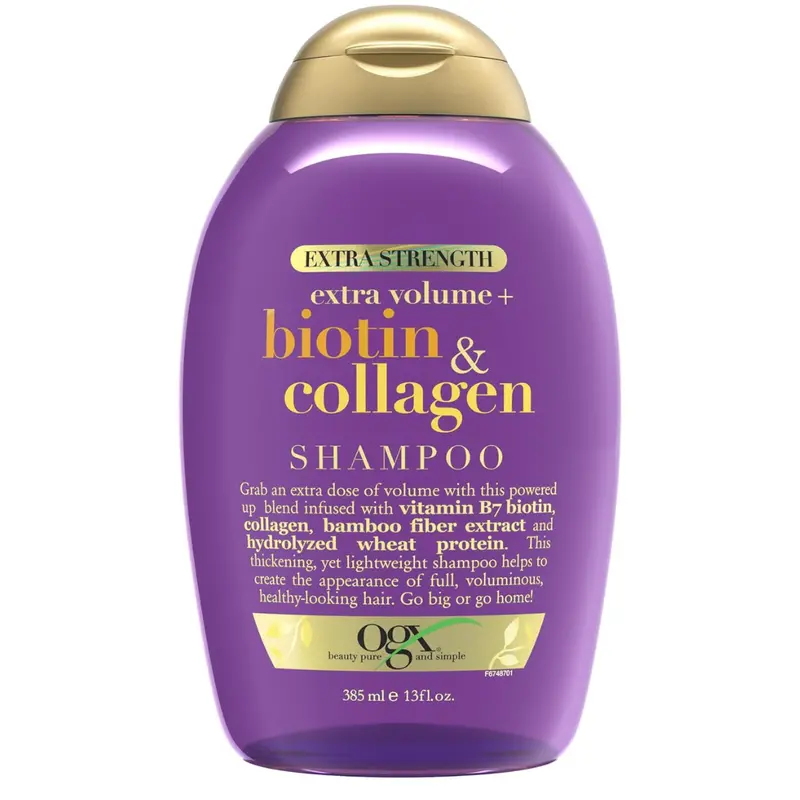 Ogx 13Oz Thick & Full + Biotin Collagen Shampoo With Vitamin B7 1