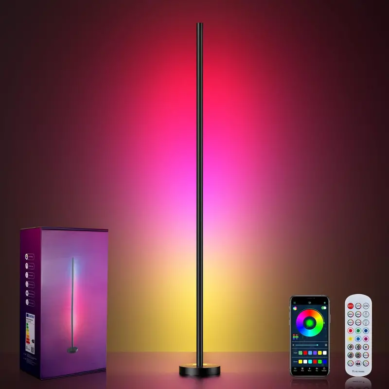 Oiyn Smart Rgbicw Led Corner Floor Lamp With Music Sync 1