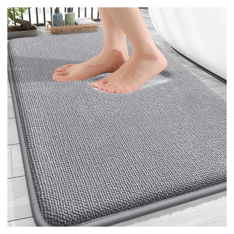 Olanly 30" X 20" Non-Slip Extra Soft Absorbent Bathroom Rugs 1