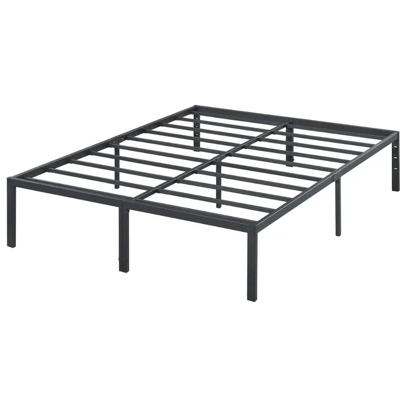 Olee Sleep Cal King Size 18" Steel Slat Anti-Slip Bed Frame 1