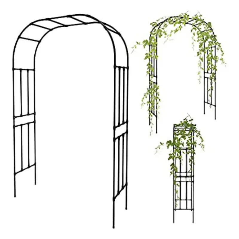 Olle Garden Arbor 95" X 59" Wide Garden Trellis Arches 1