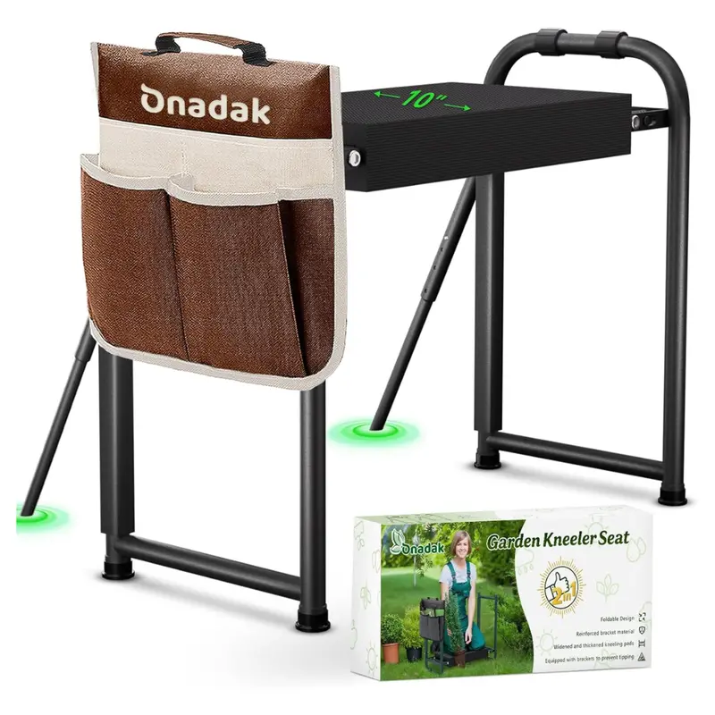 Onadak 400Lbs Capacity Heavy Duty Garden Kneeler & Seat 1