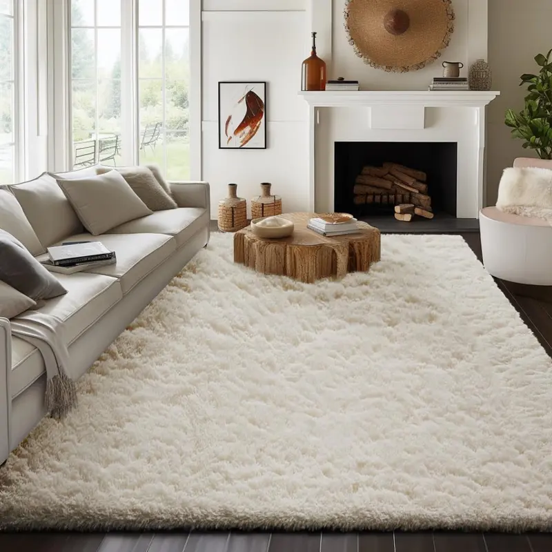 Ophanie 8X10 Non-Slip Fluffy Area Rugs 1