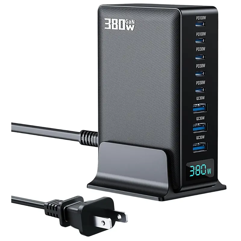Opprui 380W 8-Port Gan Fast Usb C Charger Block 1
