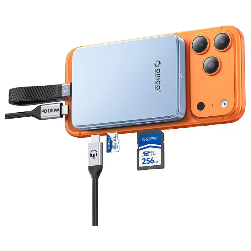 Orico 10Gbps Magnetic M.2 Nvme Ssd Enclosure With Usb-C Dock 1