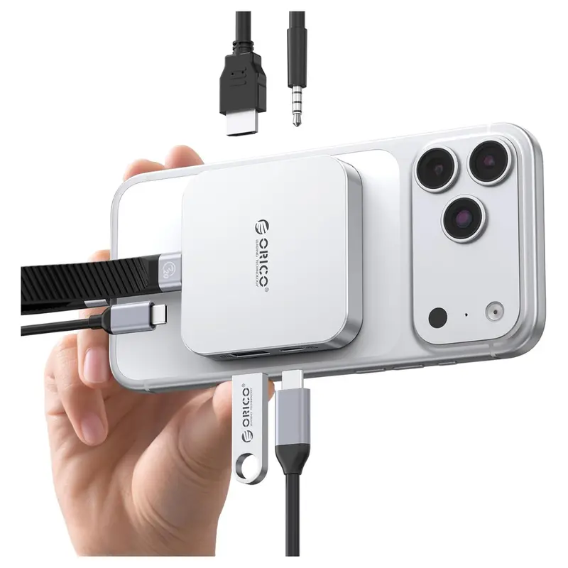 Orico 6-In-1 10Gbps Magnetic M.2 Nvme Usb-C Ssd Enclosure 1