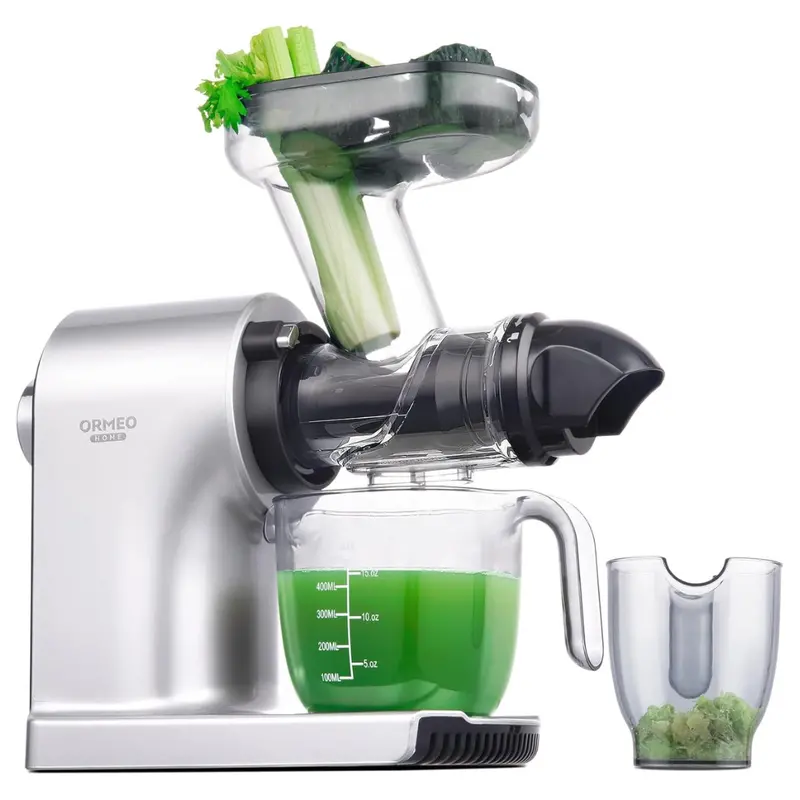 Ormeo Home Cold Press Juicers Machines W/ 3.60" Large Feed Chute 1
