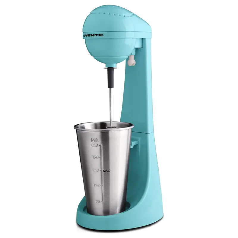Ovente 2-Speed Milkshake Maker Machine W/ 15.2Oz Cup & Rod 1