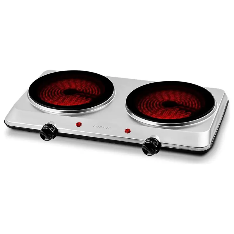 Ovente Bgi202s 1500W Electric Glass Infrared Counter-Top Cooking Burner 1
