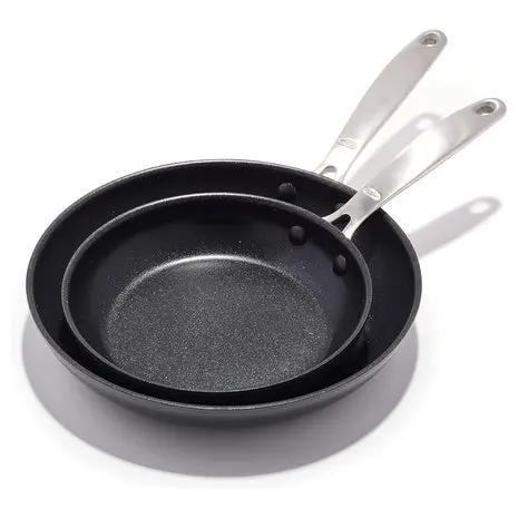 Oxo Enhanced 8" And 10" Frying Pan Skillet Set 1