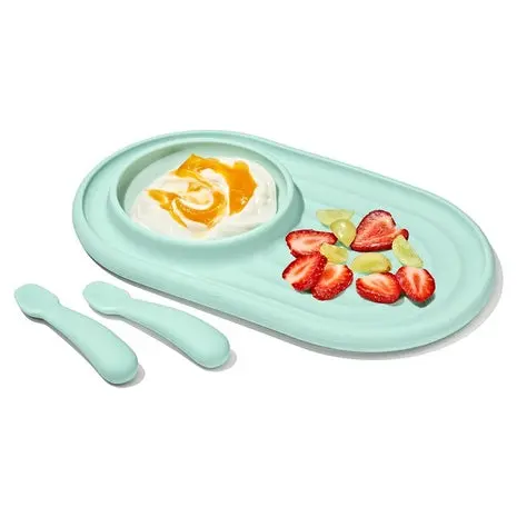 Oxo Tot Suction Plate & Spoons Set 1