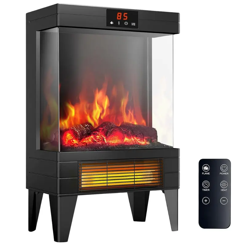 Oylus Electric Freestanding Fireplace Stove Heater 1