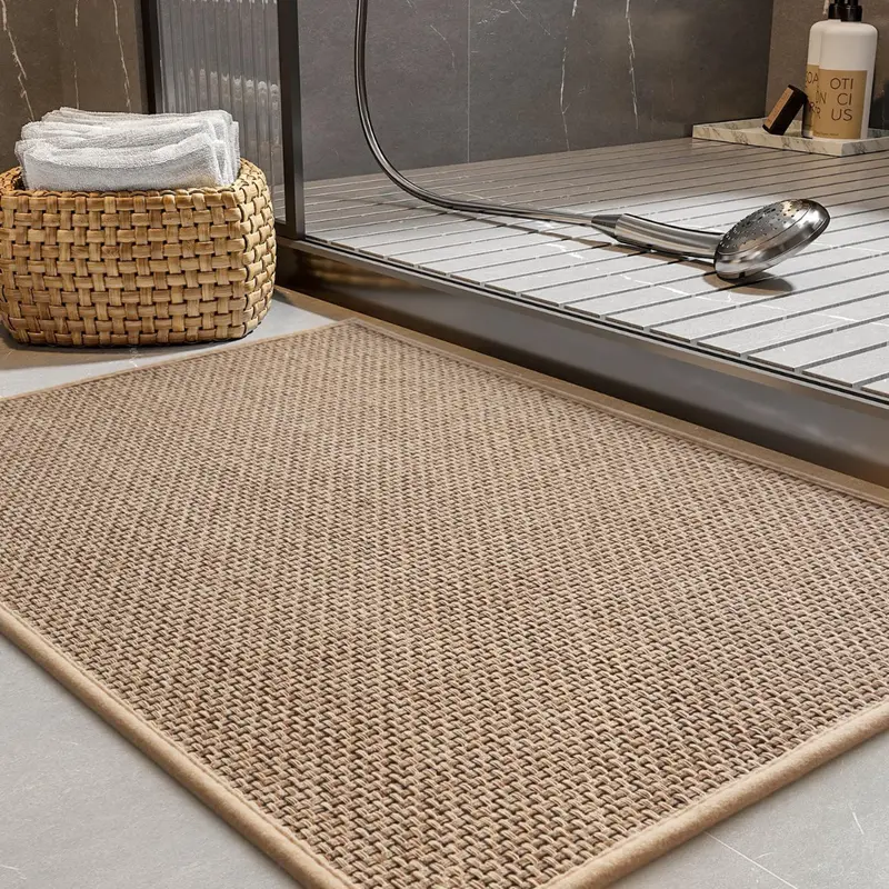 Padoor 17'' X 24" Non-Slip Bath Mat With Rubber-Backing 1
