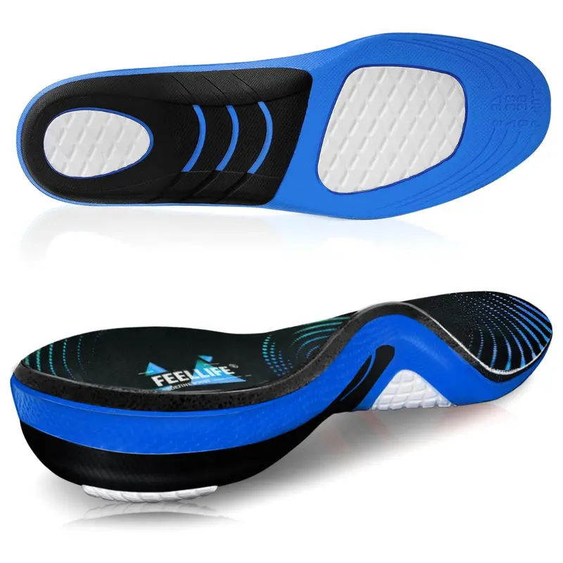 Pair Of Feellife Arch Support Shoe Insoles For Plantar Fasciitis Relief (Various) 1
