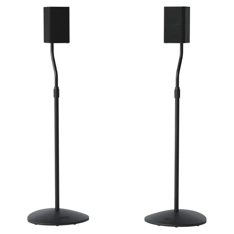 Pair Of Height Adjustable Speaker Stands (Extends 28"To 38") 1