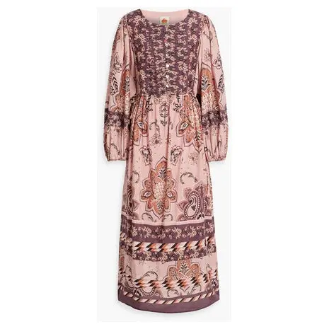 Paisley Print Cotton Maxi Dress 1